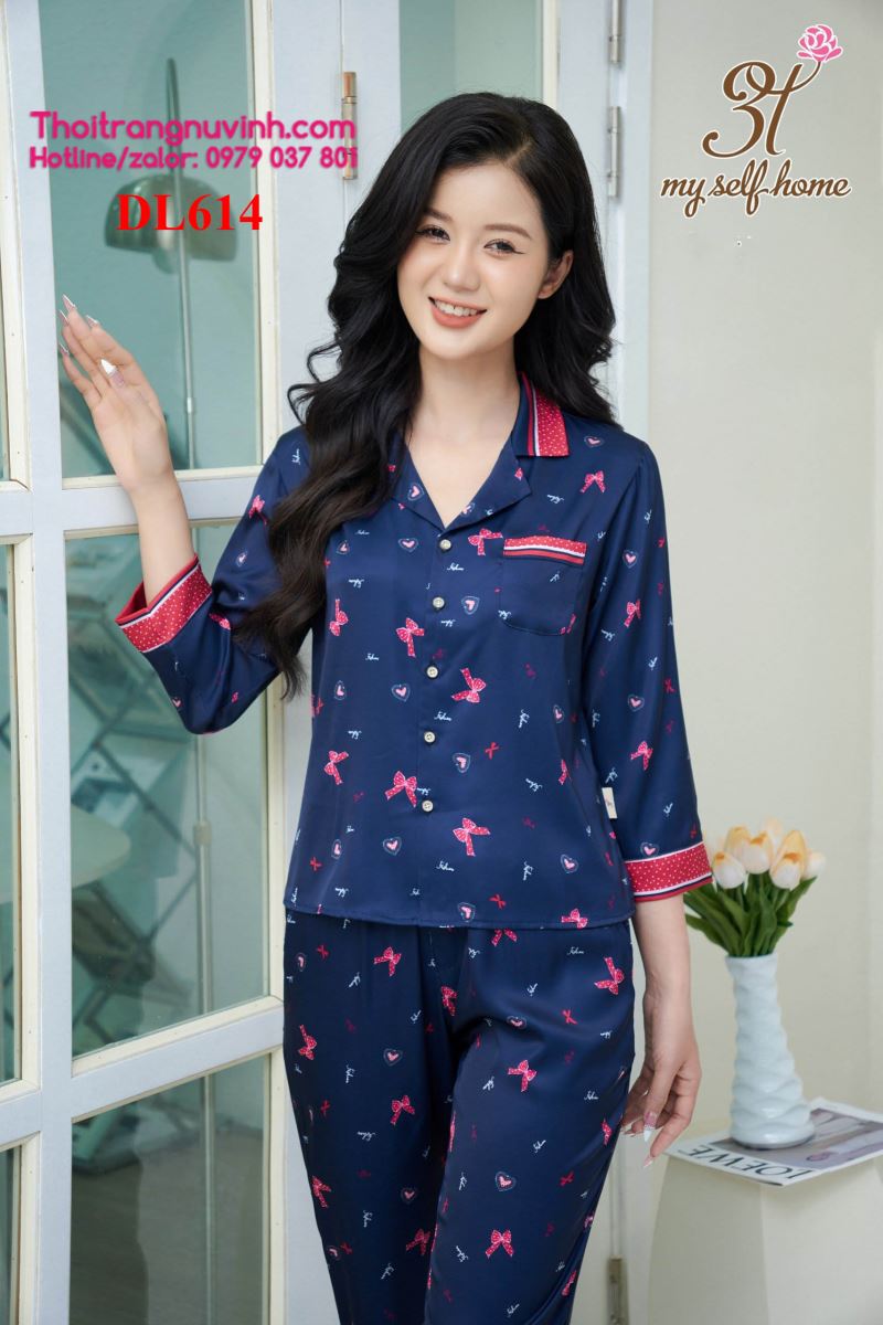 bộ pijama lụa