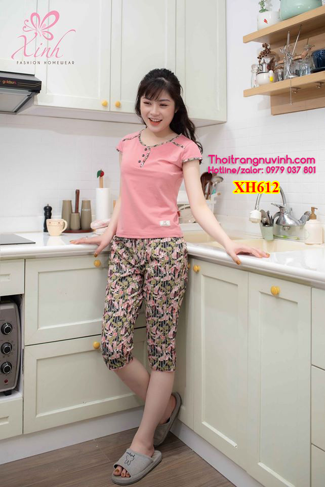 Bộ đồ mặc nhà xuân hè - XH612