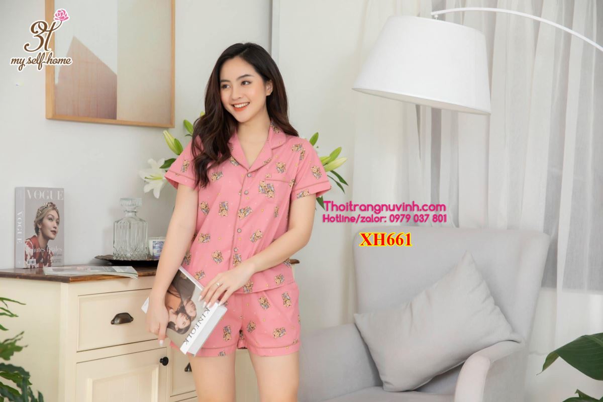bộ đồ mặc nhà xuân hè đẹp