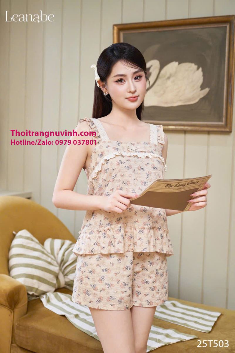 Bộ ngủ 2 dây đẹp