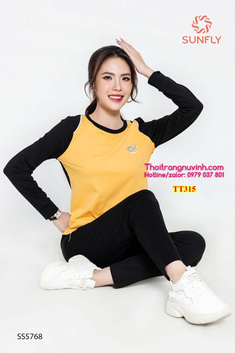 Bộ đồ thể thao thu đông nữ - TT315