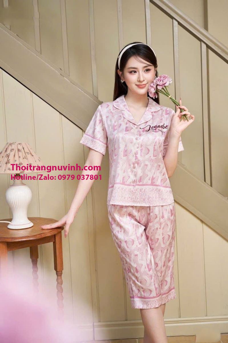đồ bộ mặc nhà lụa cao cấp